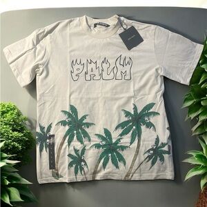 Palm Angels Style Graphic Tee Palm Tree Streetwear Men’s Size
